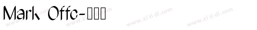 Mark Offc字体转换